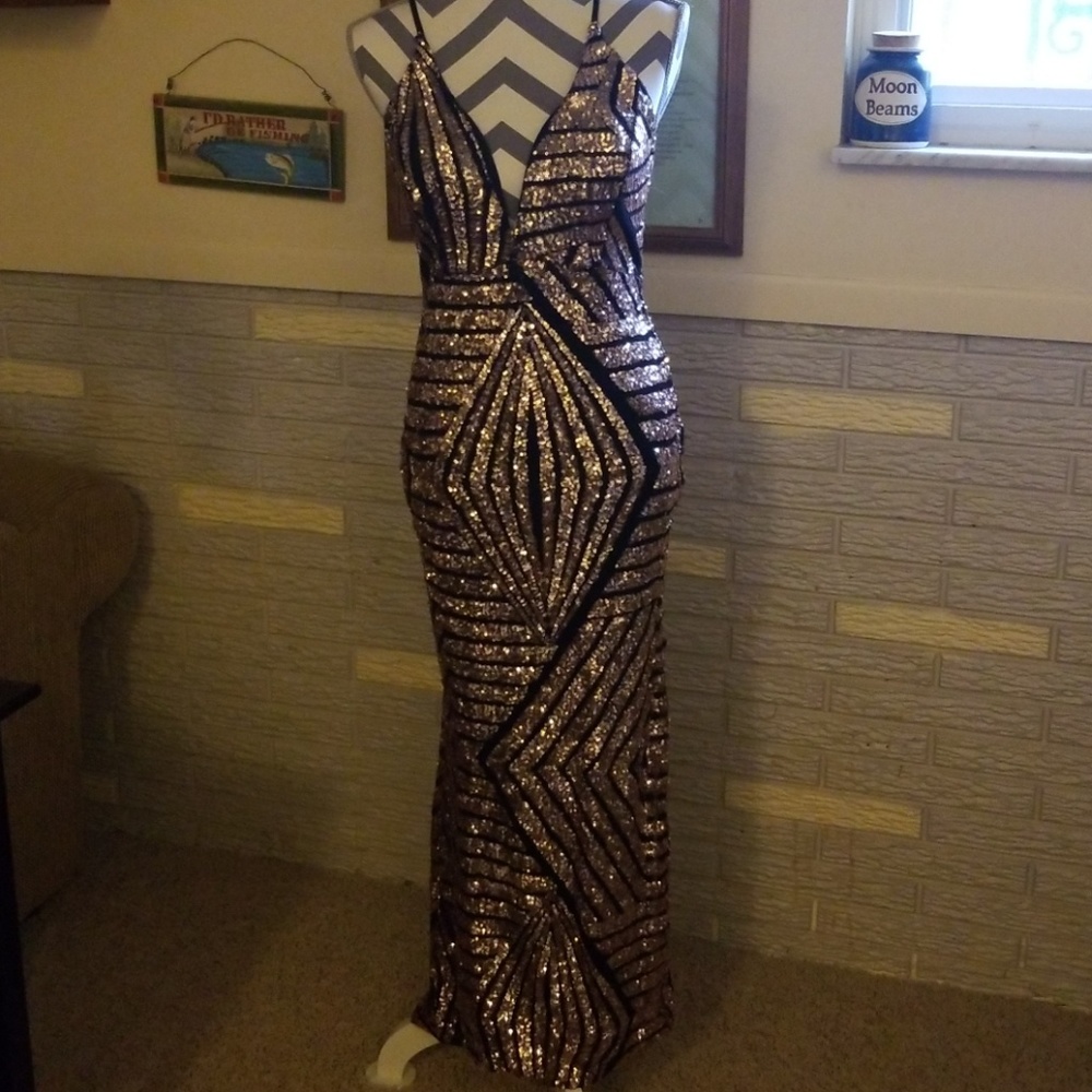 Full length Sequin Gown